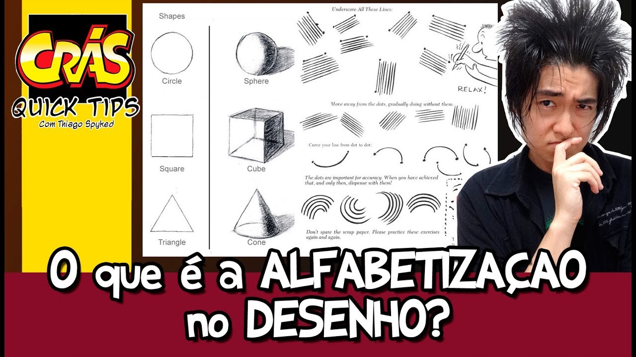 O que é a ALFABETIZAÇÃO no DESENHO? - Crás Quick Tips