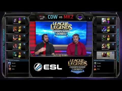 NA LCS Expansion 2015: COW vs MKZ G3 | compLexity.White vs Monstar Kittenz G3 (15.11.2014)