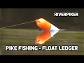 Deadbait pike fishing using the float ledger