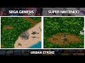 Super Nintendo Vs Sega Genesis Urban Strike