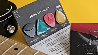 Video thumbnail for How much difference can a guitar pick really make? Introducing Rombo Picks by Rombo Picks