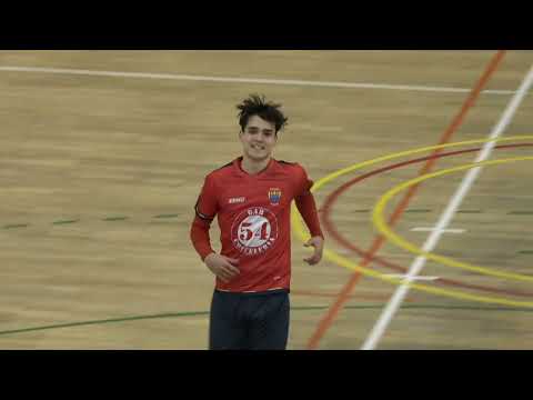 Resum Futsal 54 Mataró CE 5 - 5 Industrias Santa Coloma (DH Juvenil nacional FS (Jornada 15)