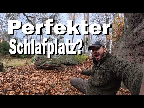 24h Biwak zwischen Felsriesen!! - Feuer machen, köcheln und Lager bauen.