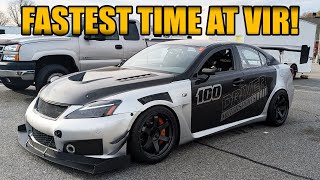 Driver Motorsports Lexus ISF Fastest Time at VIR!