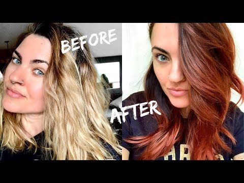 Blonde to Red | 10 MONTH RECAP & $10 BOX HAIR DYE