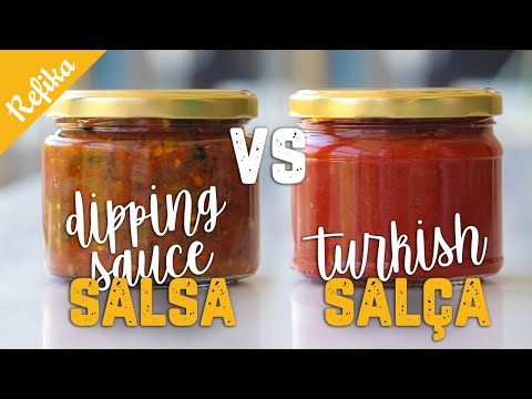 Great Homemade Canned Salsa 🍅 and Homemade Turkish Salça Recipe 😍 ✨the Refika Way✨