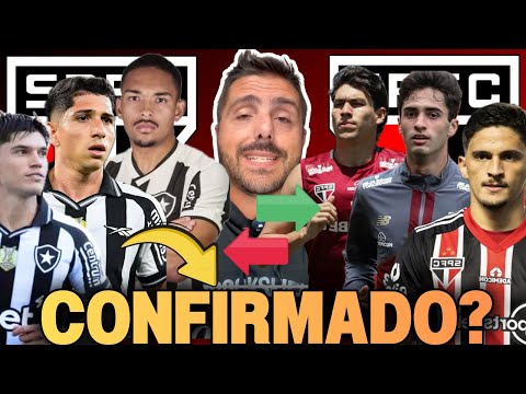 CONFIRMADO A TROCA DO SÃO PAULO COM BOTAFOGO? | NICOLA TRAZ AS ATUALIZAÇÕES SOBRE O TEMA