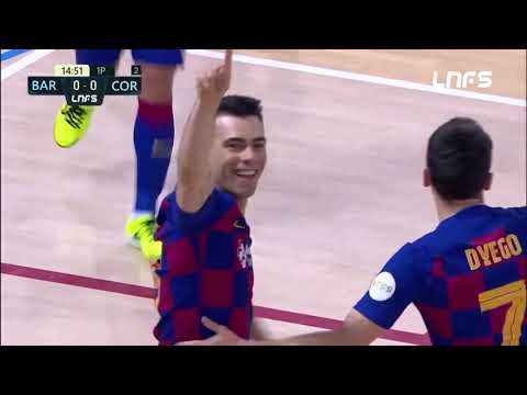 Gol Sergio Lozano (1-0) Barça FS - Córdoba Patrimonio Humanidad. J22, 1Div. LNFS