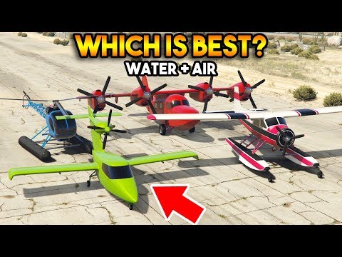 GTA 5 ONLINE : TULA VS SEABREEZE VS SEA SPARROW VS DODO (WHICH IS BEST IN AIR + WATER?)