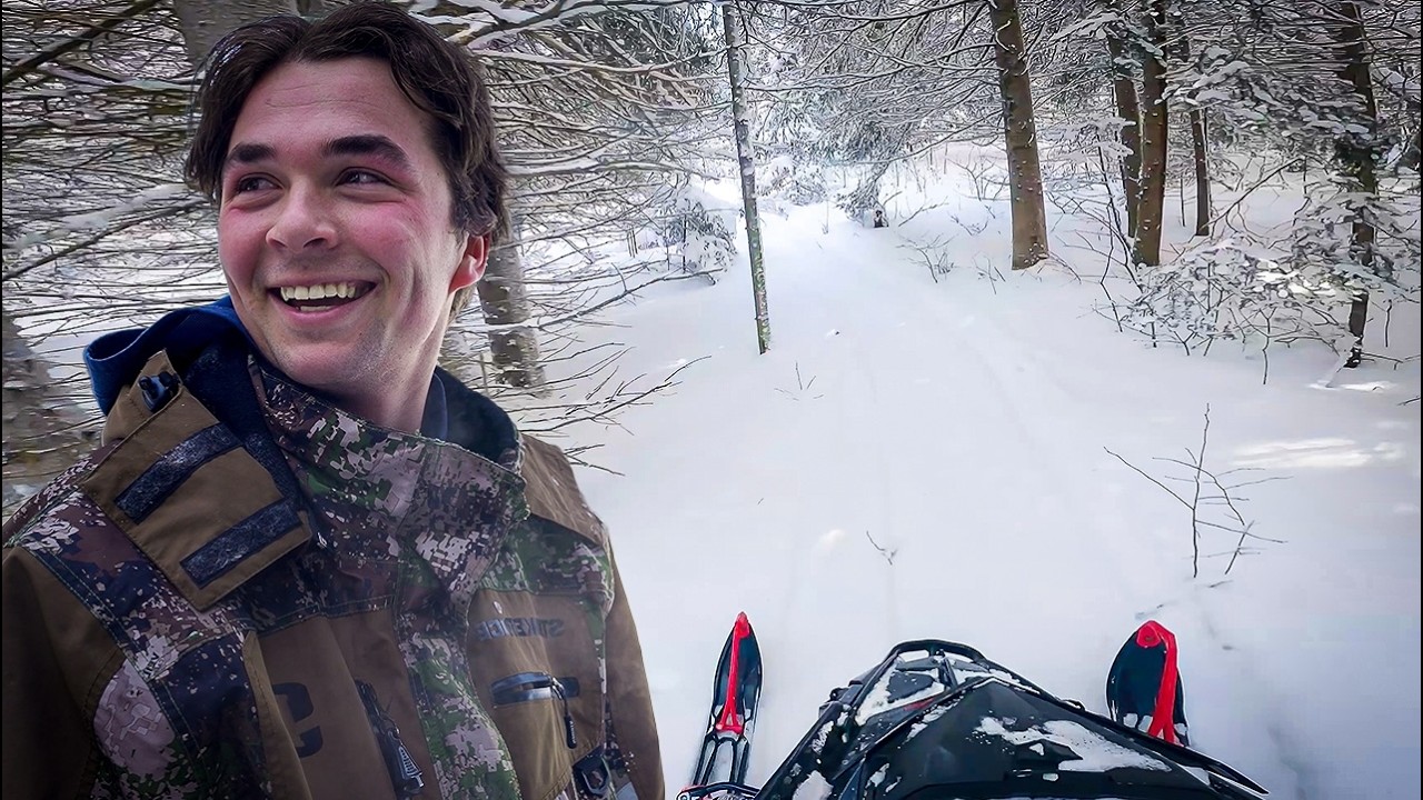 A Back Country Snowmobile Adventure | Off-Grid Life At The Cabin