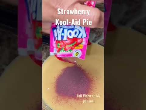 4 INGREDIENT KOOL-AID PIE | SUPER EASY #easypie #koolaidpie