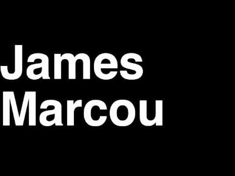 How to Pronounce James Marcou San Jose Sharks NHL Hockey Player Runforthecube