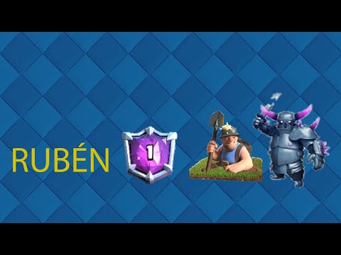 RUBÉN GETS TOP 1 WITH PEKKA MINER Top Ladder Clash Royale (Mini Video)