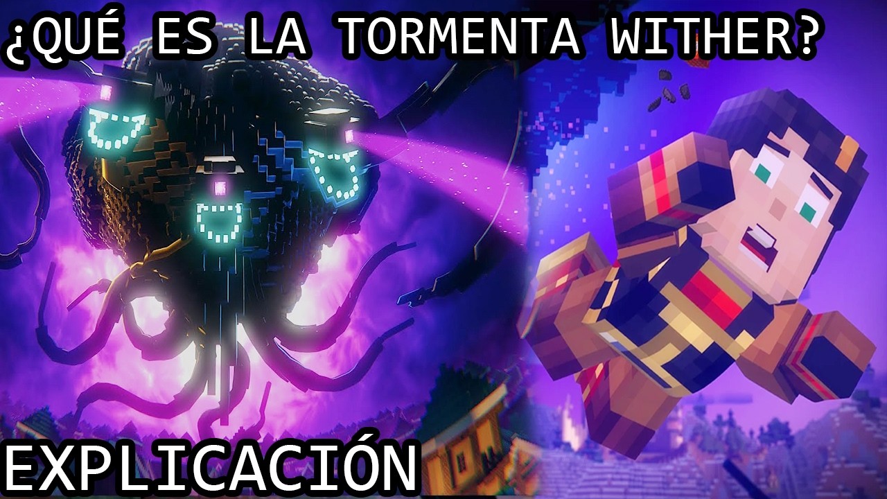 ¿Qué es la Tormenta Wither? El Siniestro Origen e Historia del Witherstorm de Minecraft Story Mode