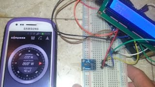 A digital compass : Arduino and Digital Magnetomet
