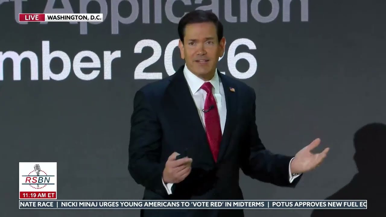 FULL SPEECH: Sec. Rubio Explains How America.gov Will Make IDs Easier - 09/29/26