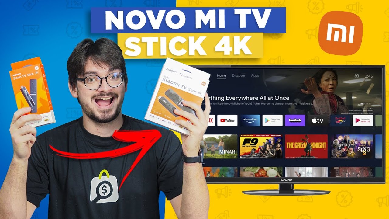 Miniatura da avaliação em vídeo de Xiaomi TV Stick 4K 2ª Geração Google TV