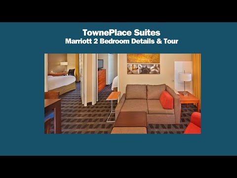 TownePlace Suites Marriott 2 Bedroom Suite Tour & Details - Great Hotel near Weston Florida