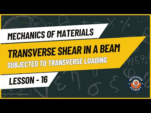 Lecture 16 | Transverse Shear in a Beam | Mechanics of Materials