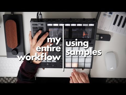 Making a sample based beat in Maschine MK3