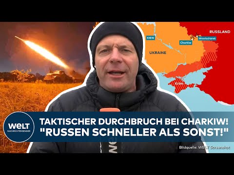 PUTINS KRIEG: Offensive bei Charkiw! "Extremer Druck der Russen!" Moskau setzt Ukrainer unter Druck!