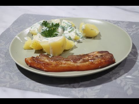 Stegt Flæsk med Persillesovs -- Denmark's National Dish