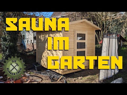 We are building a sauna for our garden