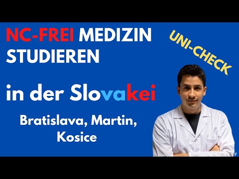 Medizinstudium Slovakei - Bratislava, Martin, Kosice