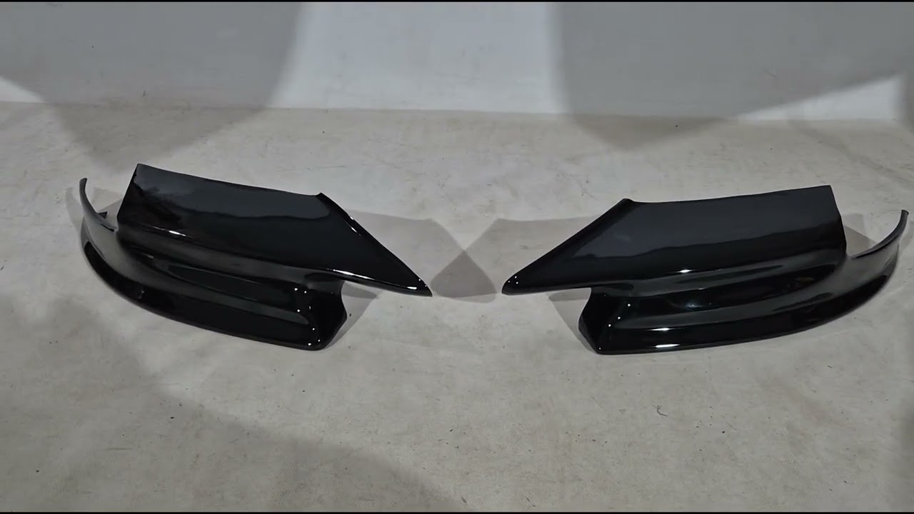 BMW 5 серия F10/F11 2010–2016 гг. Накладки на передний бампер DPT Flap (для M5, Черный Глянец) Video 1