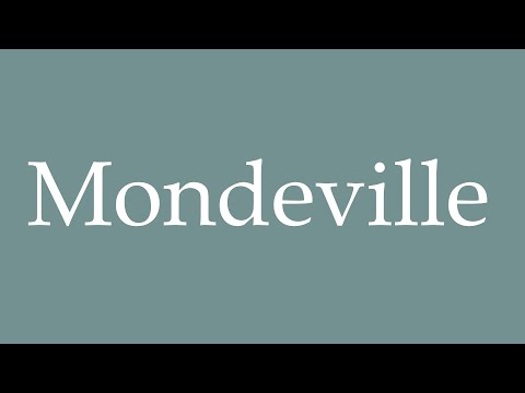 How to Pronounce ''Mondeville'' Correctly in French