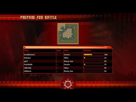 Red Alert 3 Online HD 1080p - FFA Carville :: killanear middle fight Yellow wins
