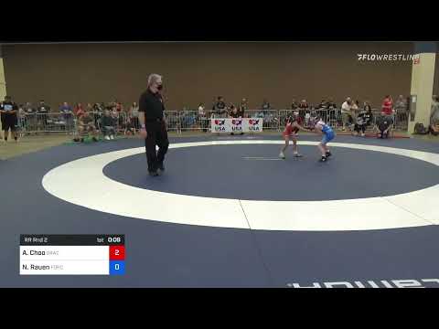 55 Lbs Rr Rnd 2 - Annabel Choo, Gracie Barra Westchase Wrestling Club Vs Nora Rauen, Force Elite W