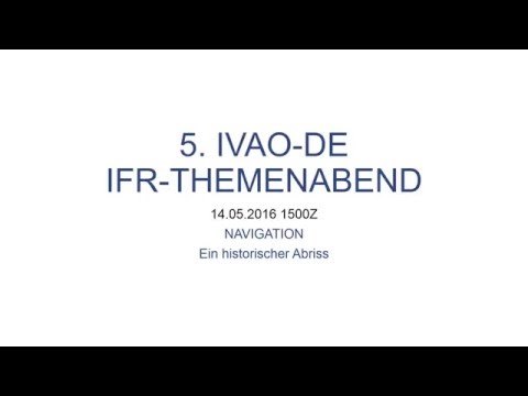 IFR-Themenabend: Navigation