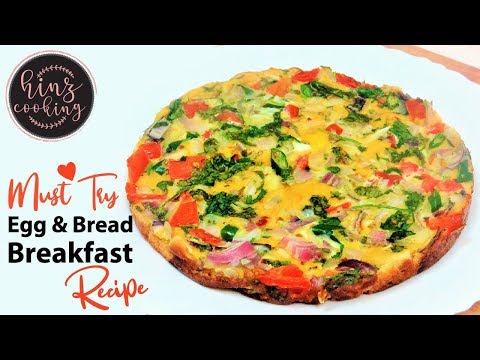 15 Minutes Egg and Bread Recipe - Quick & Easy Breakfast Recipe - Easy Snacks Recipe - Hinz Cooking