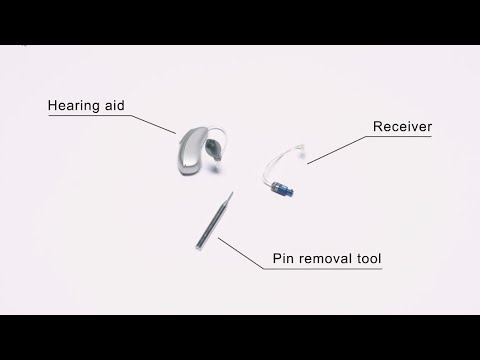 How to replace the receiver on a Phonak Audéo M hearing aid