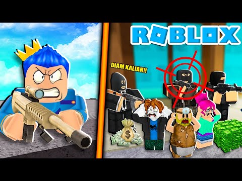 AKU JADI KEPALA POLIS UNTUK MENYELAMATKAN PAK UNAT DARI SEKAPAN PENJAHAT ROBLOX!!!