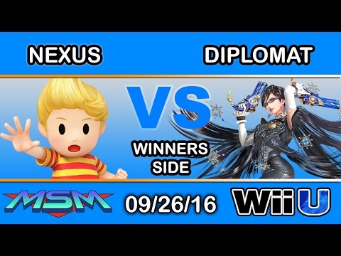 MSM 67 - Nexus (Lucas) Vs. Diplomat (Bayonetta) Winners Side - Smash Wii U