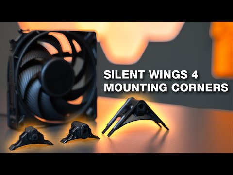 How to use the Mounting Corners | Silent Wings 4 | be quiet!