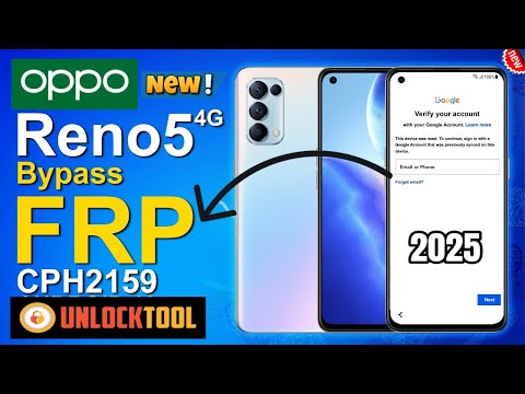 OPPO Reno 5 CPH2159 Reset Password And FRP By Unlock tool | Oppo Reno 5 Hard Reset Full Video 2025