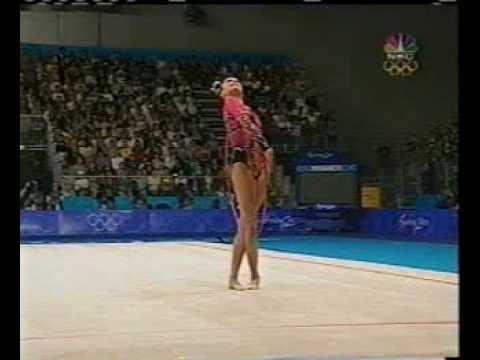 Alina Kabaeva Hoop Qualification Sydney 2000