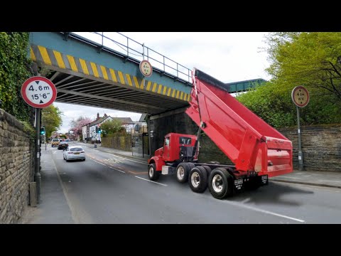 Trucks Vs Bridges Compilation 2024