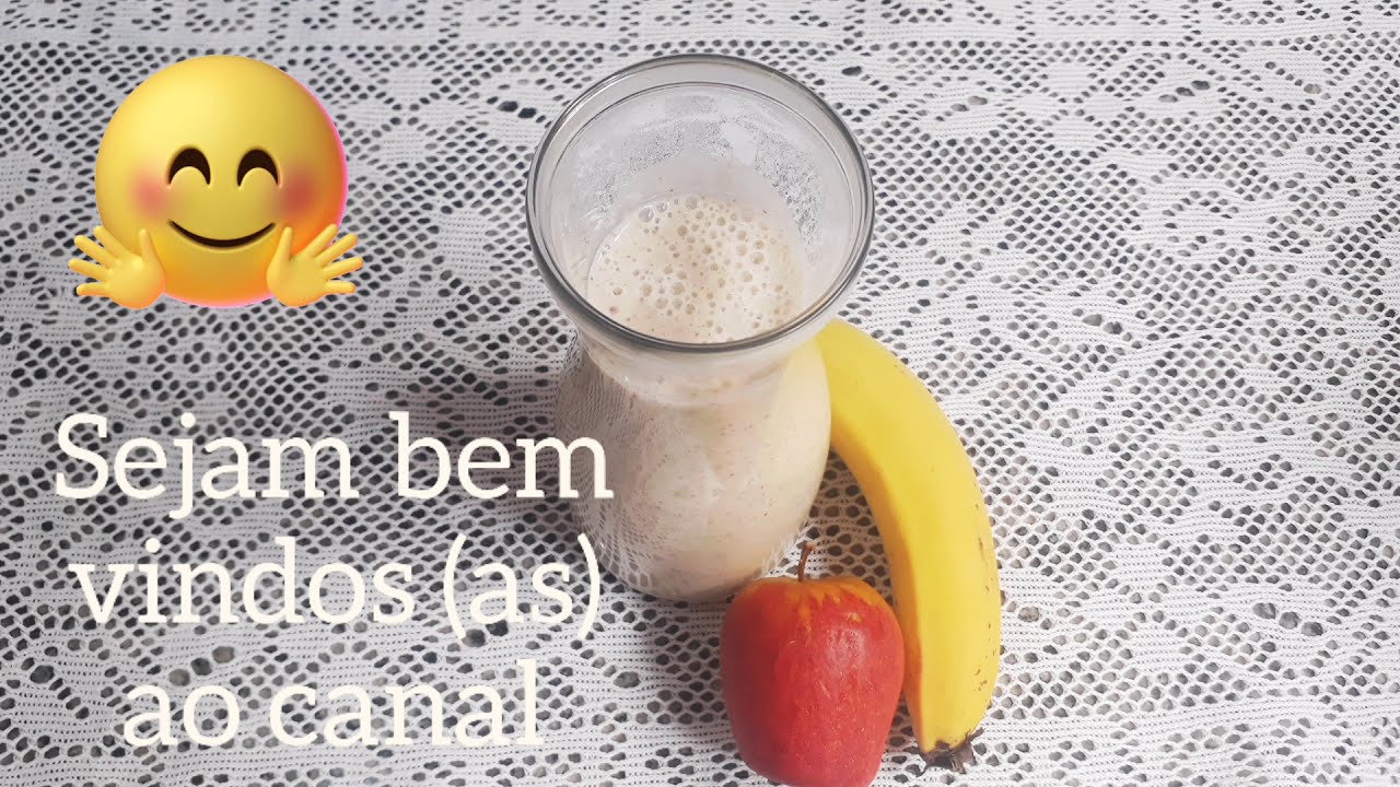 Como fazer vitamina de banana com chia / Shake de Banana/#vitaminasaud?vel