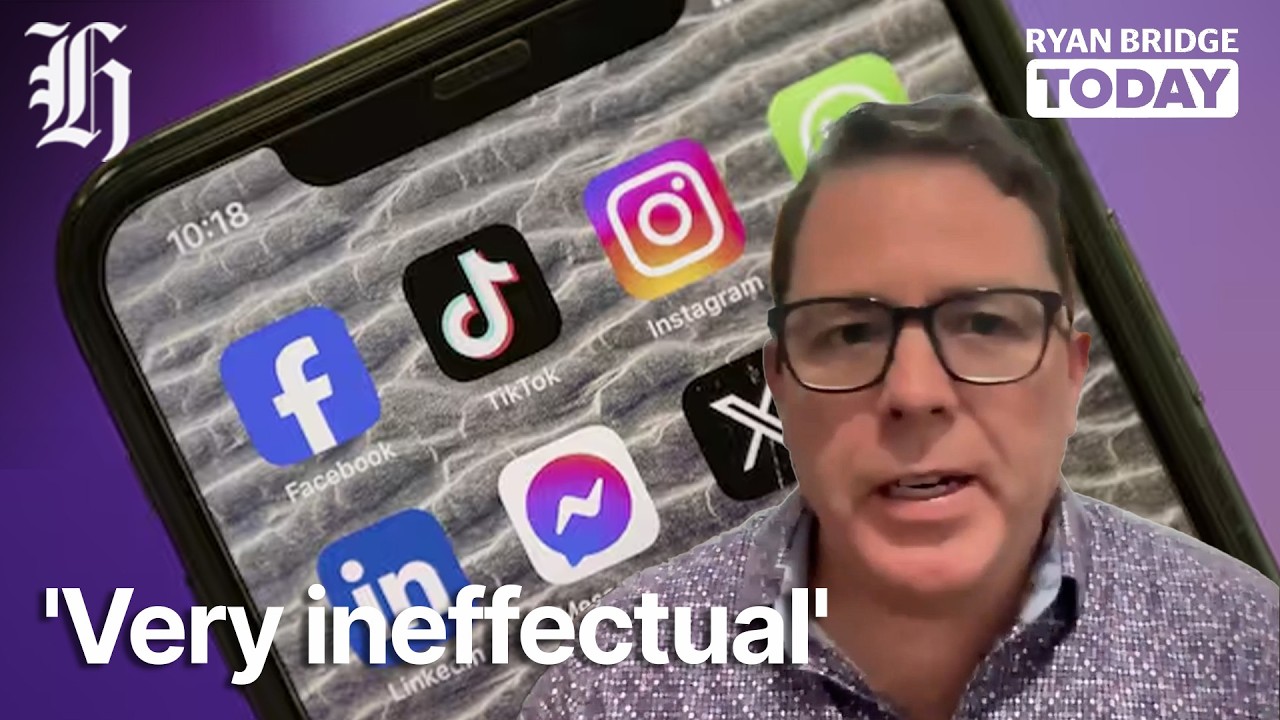 'Very ineffectual': What can NZ learn from Australia's social media ban? | Ryan Bridge TODAY