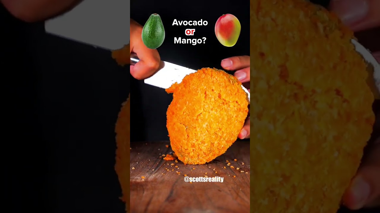 Is this an AVOCADO 🥑 or a MANGO? 🥭 (only 40% gets it right)