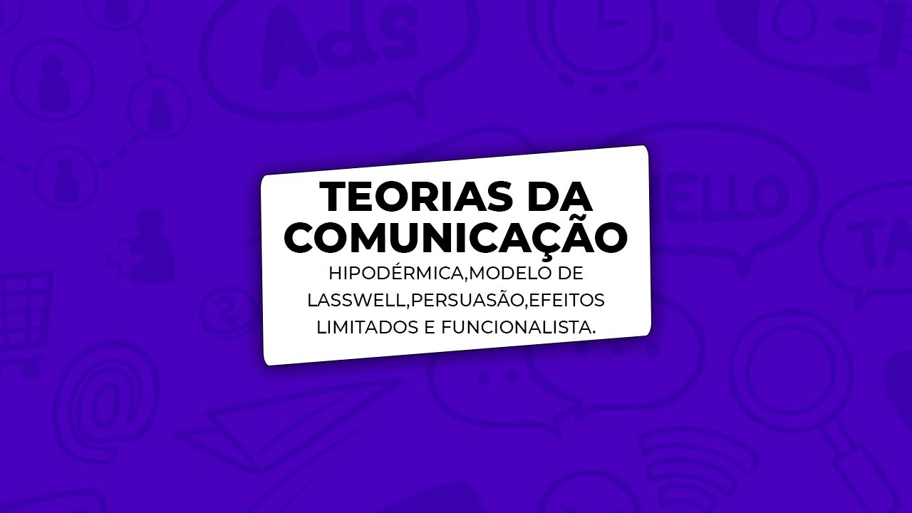 Teorias da comunicação