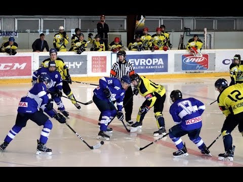 Kobra Praha ver. PZ Kladno, junioři - příprava 2 (HD)