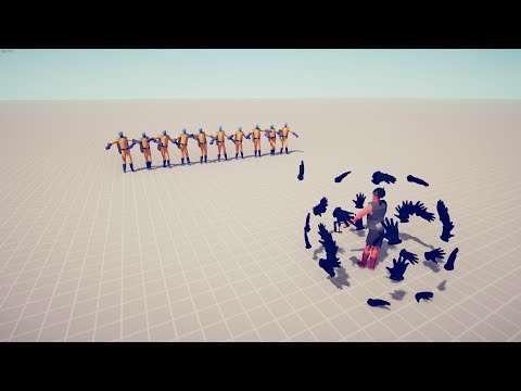 DARK PEASANT vs 10x EVERY MODDED UNITS & ANIMALS Totally Accurate Battle Simulator TABS