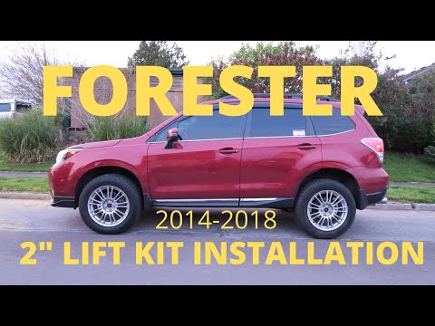 Subaru Forester XT LIFT KIT! (2014-2018) in 20 steps!