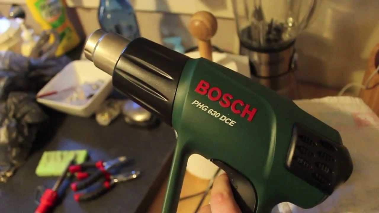Bosch PHG 630 DCE Heat Gun Demo on XBOX CPU