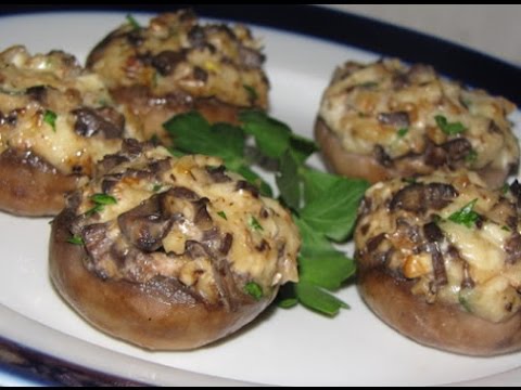 Фаршированные шампиньоны